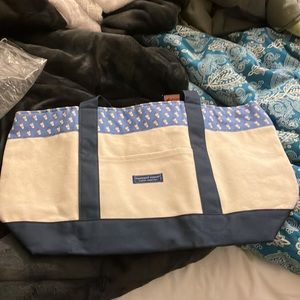 Dunkin Vineyard Vines collaboration tote NWT